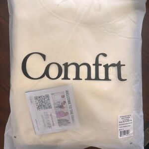 Girls Cream Hoodie Sweatshirt